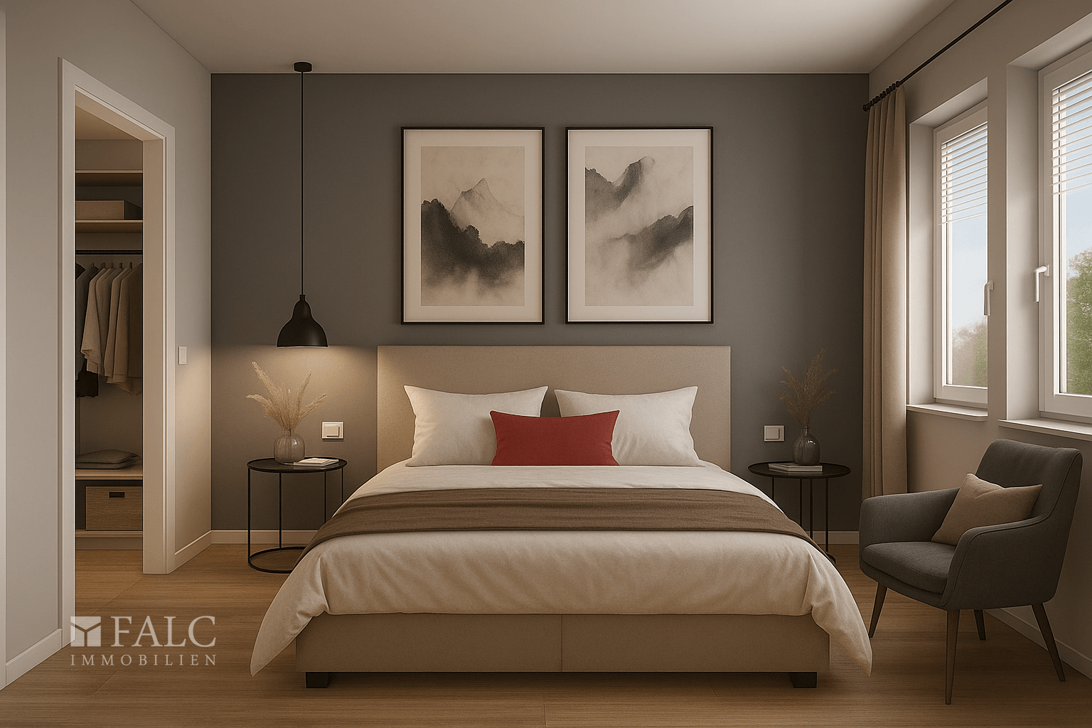 Visualisierung Schlafzimmer